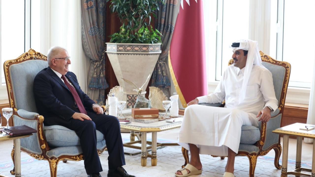 Bakan Güler, Katarlı mevkidaşı Al Sani ile görüştü