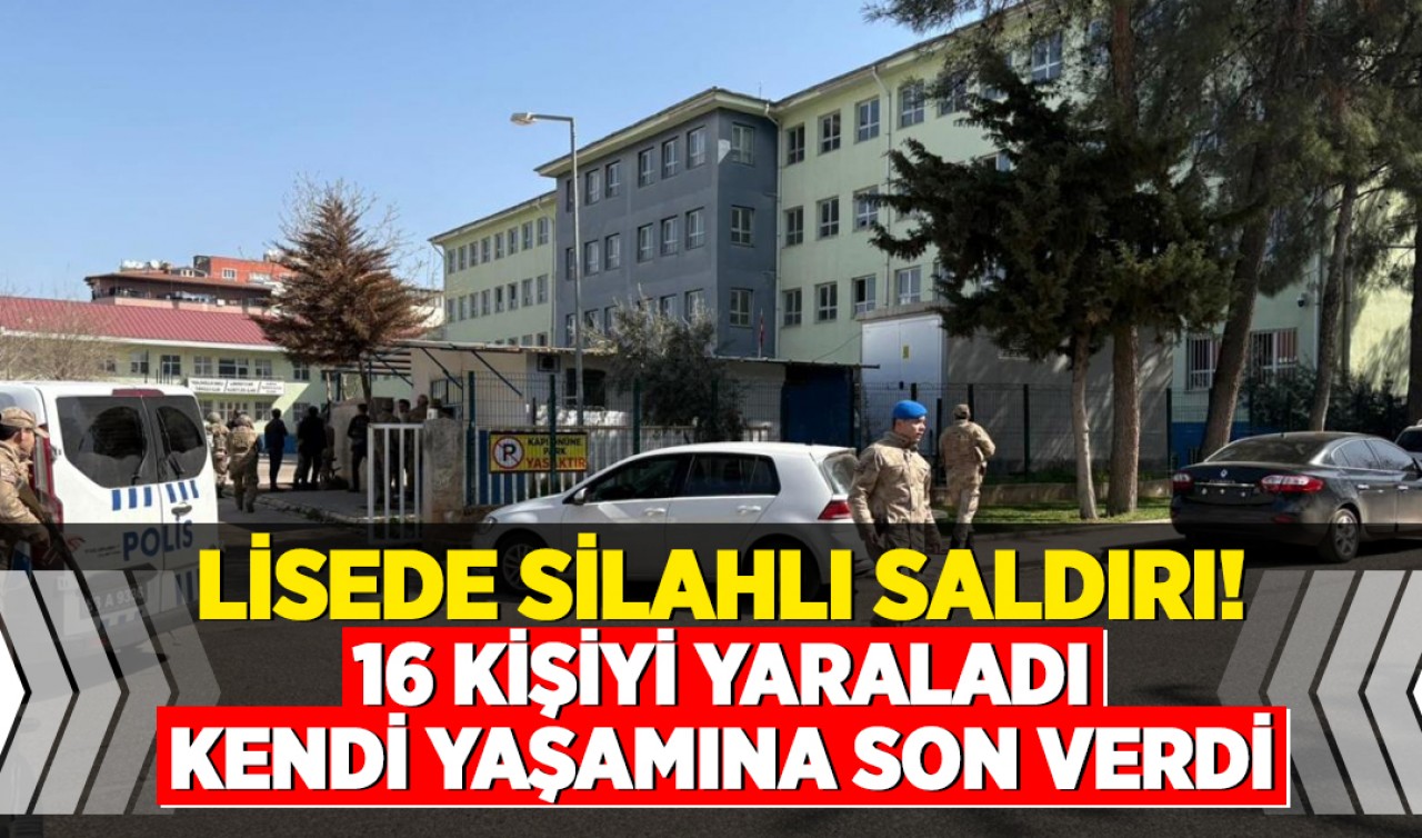 Lisede dehşet! Eski öğrenci silahla saldırdı: 16 kişiyi yaraladı, kendi yaşamına son verdi