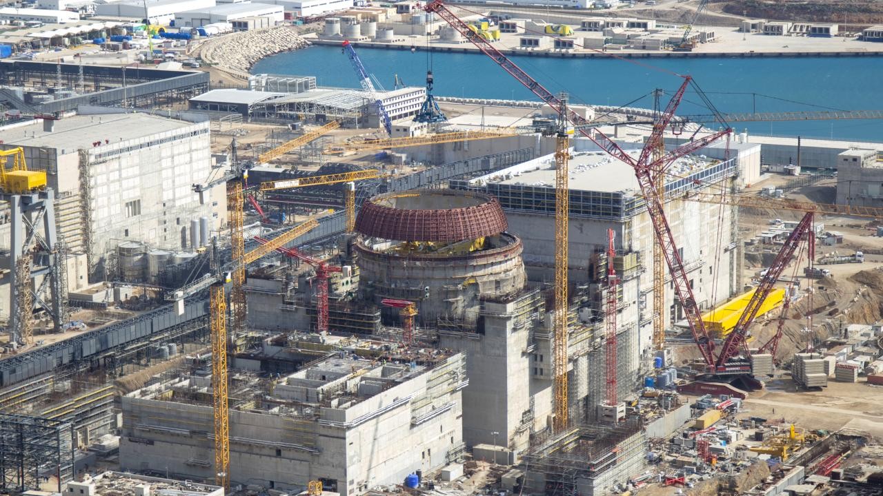 Akkuyu NGS'nin 2. Güç Ünitesinde iç koruma kabuğunun 6. katmanı kuruldu