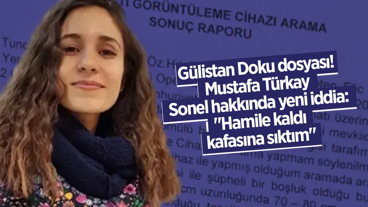 Gülistan Doku dosyası: Eski valinin oğlu Mustafa Türkay Sonel hakkında yeni iddia! "Hamile kaldı kafasına sıktım"