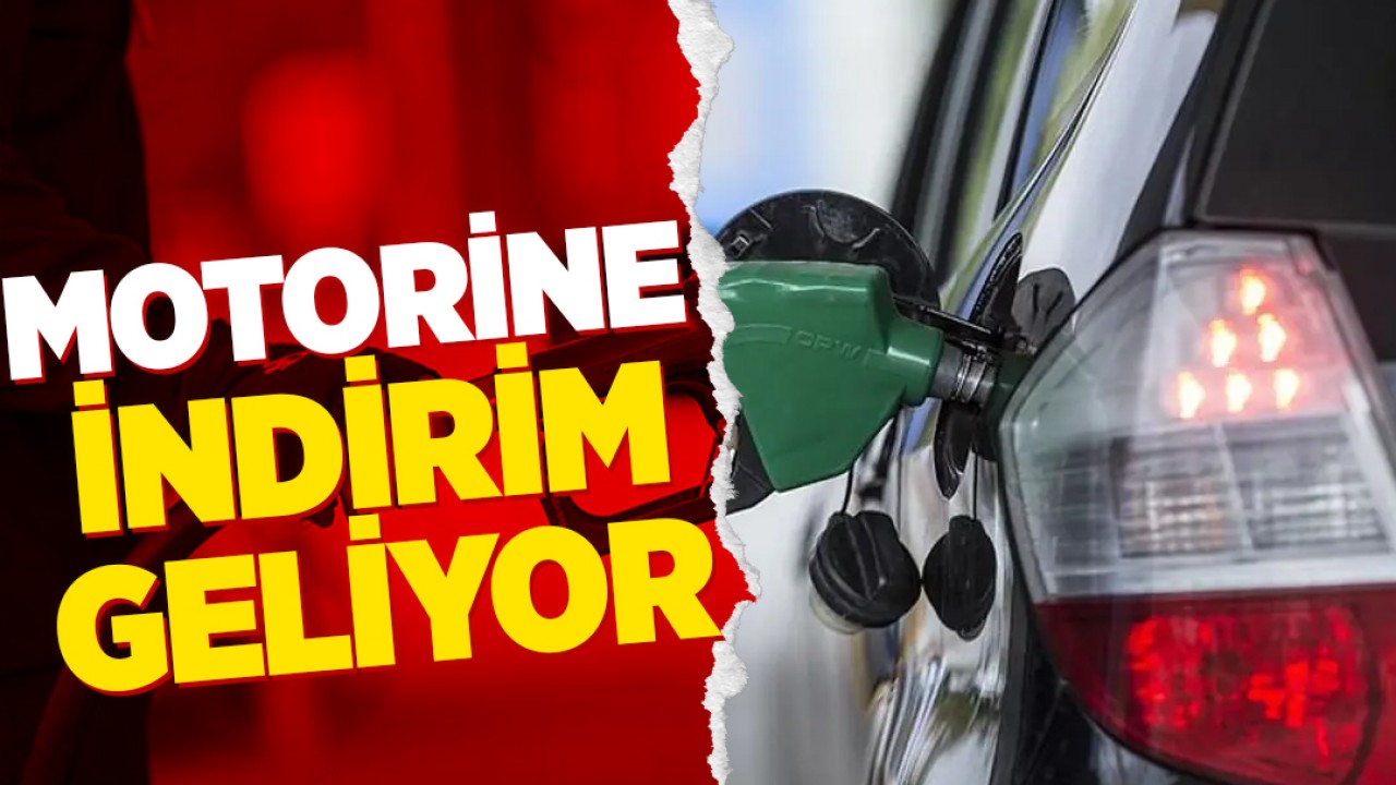 Motorine indirim geliyor