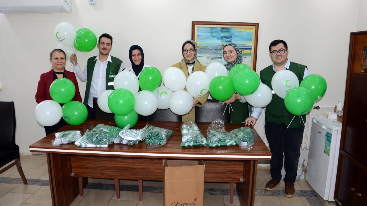 Yeşilay Konya’dan 23 Nisan’da anlamlı ziyaret