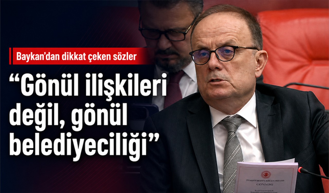AK Parti Konya Milletvekili Mehmet Baykan: "Gönül ilişkileri değil, gönül belediyeciliği"