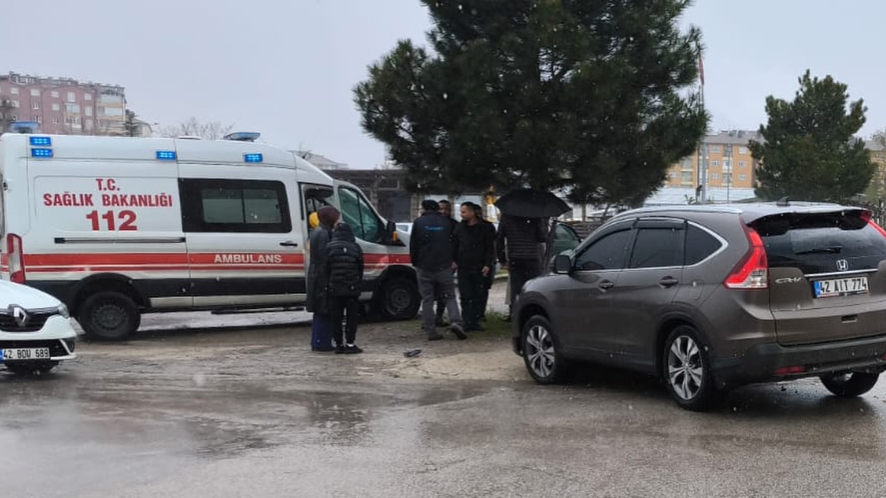 Seydişehir'de iki araç çarpıştı: 1 yaralı