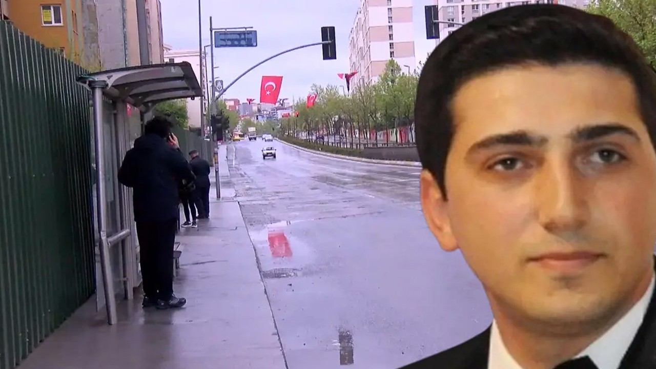 Durakta feci ölüm: Otobüs bekleyen mühendise kamyonet çarptı
