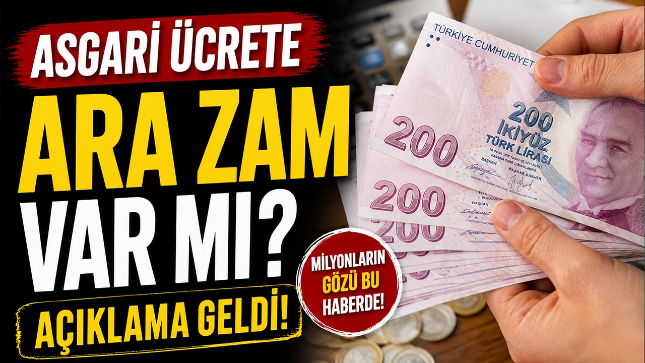 Asgari ücrete ara zam var mı? Açıklama geldi!
