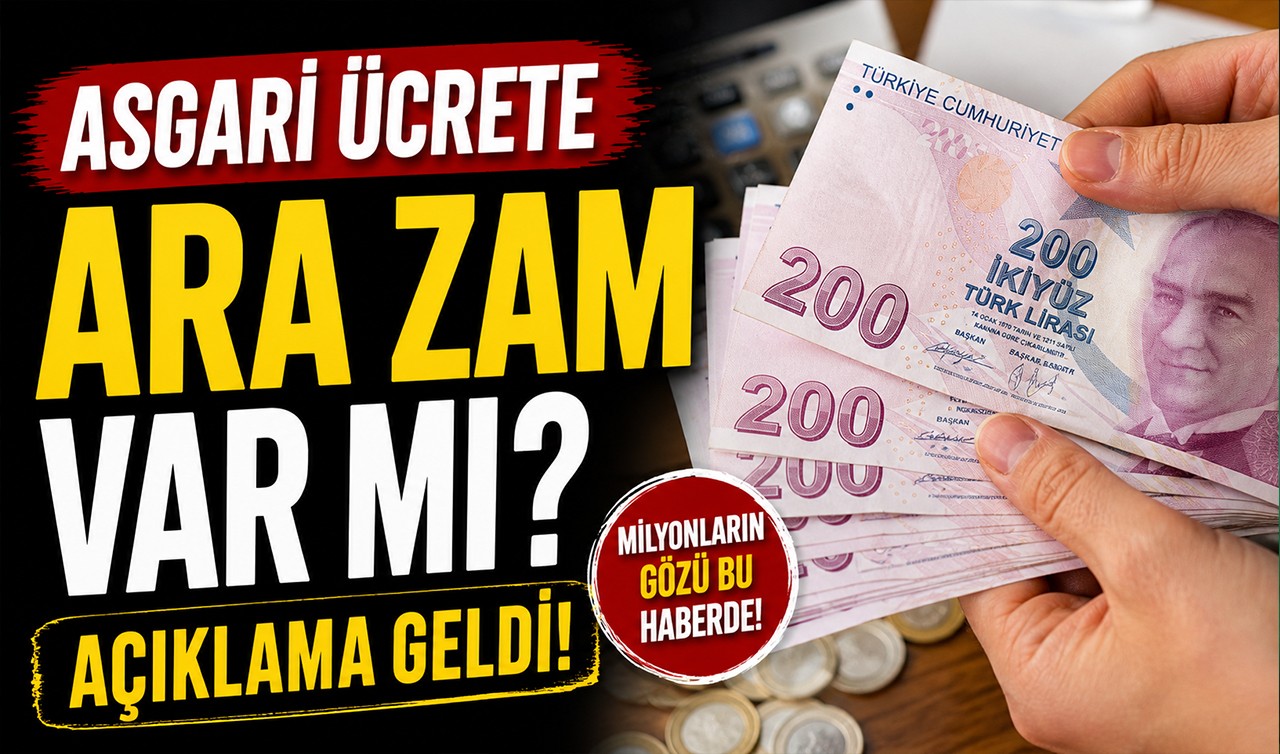 Asgari ücrete ara zam var mı? Açıklama geldi!