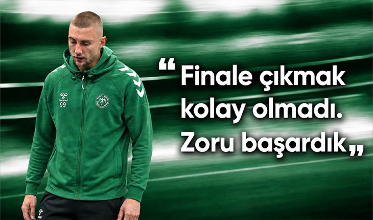 Blaz Kramer: "Finale çıkmak kolay olmadı. Zoru başardık"