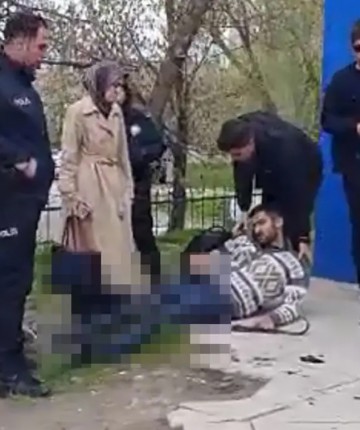 Boşanma için geldiği adliyede vuruldu