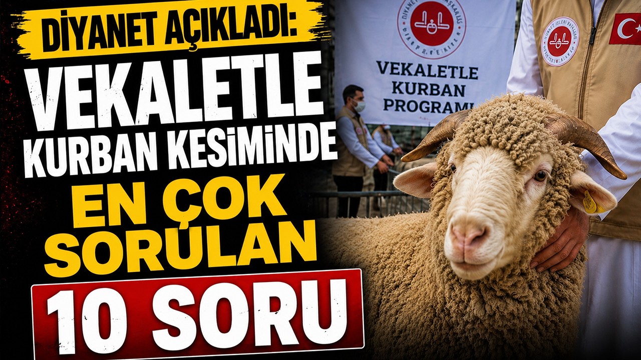 Diyanet açıkladı: Vekaletle kurban kesiminde en çok sorulan 10 soru