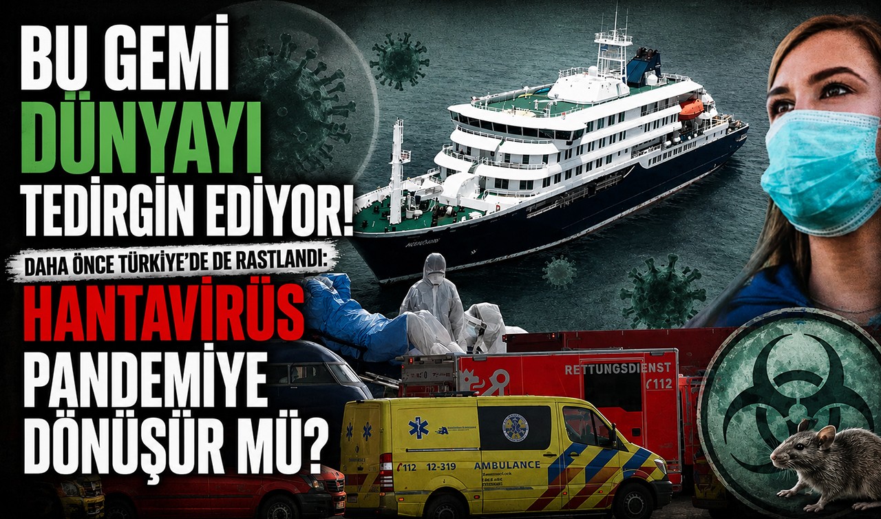 Bu gemi dünyayı tedirgin ediyor! Daha önce Türkiye'de de rastlandı: Hantavirüs pandemiye dönüşür mü?