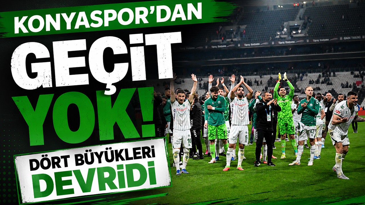 Konyaspor’dan geçit yok! Dört büyükleri devirdi
