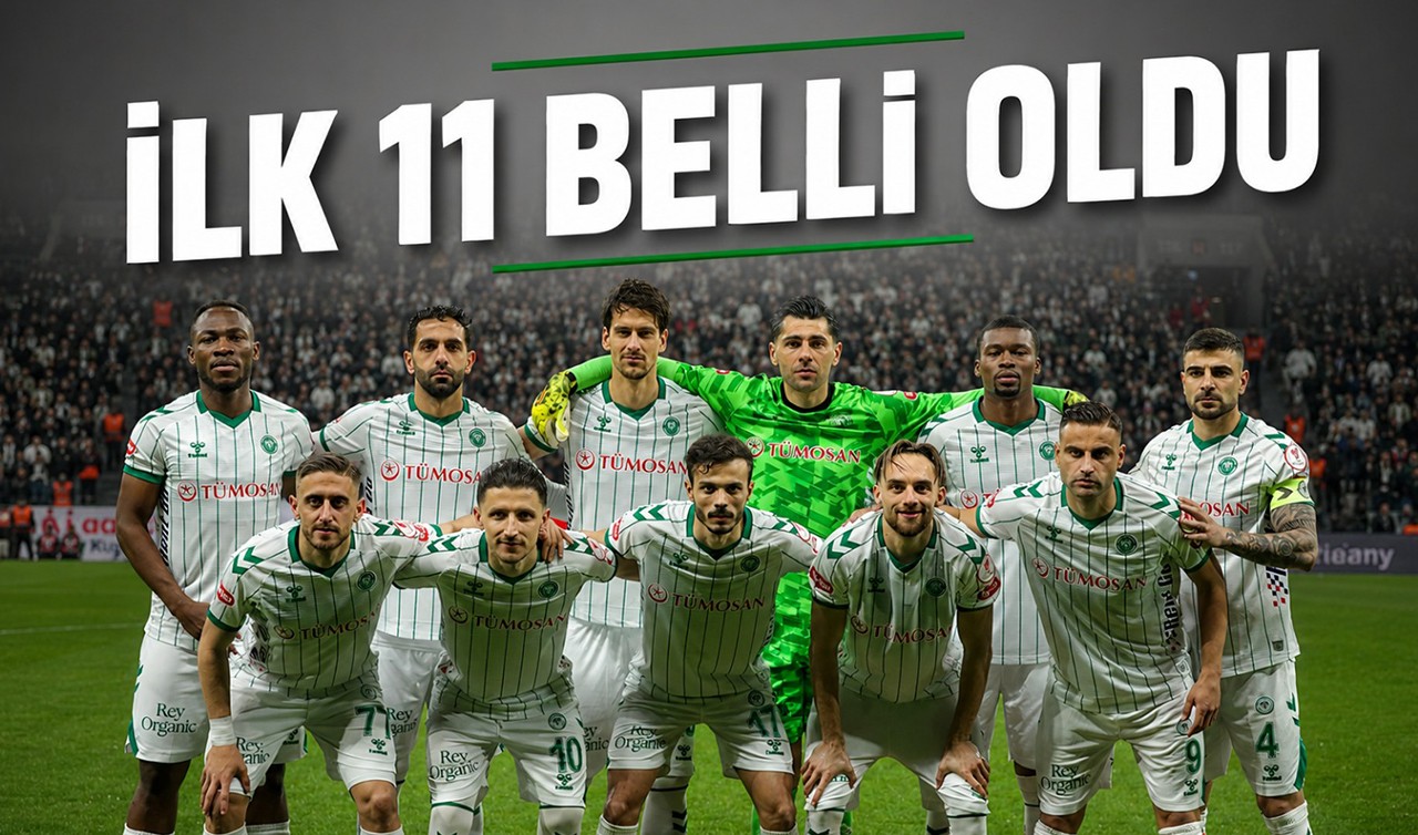 Konyaspor-Fenerbahçe maçı ilk 11'leri belli oldu