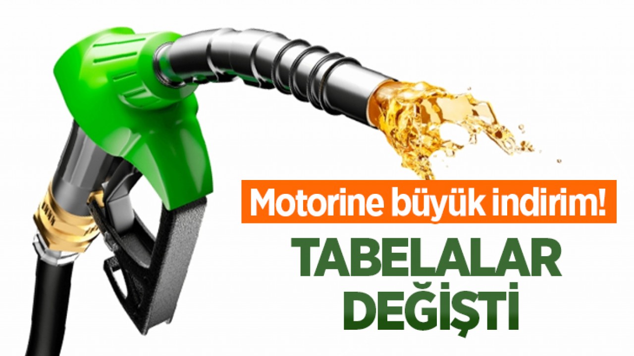 Motorine büyük indirim! Tabelalar değişti