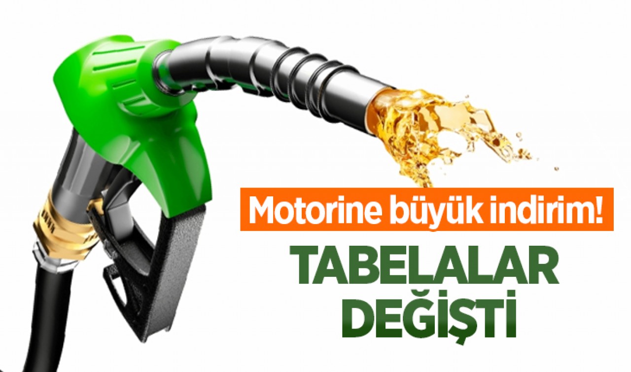 Motorine büyük indirim! Tabelalar değişti
