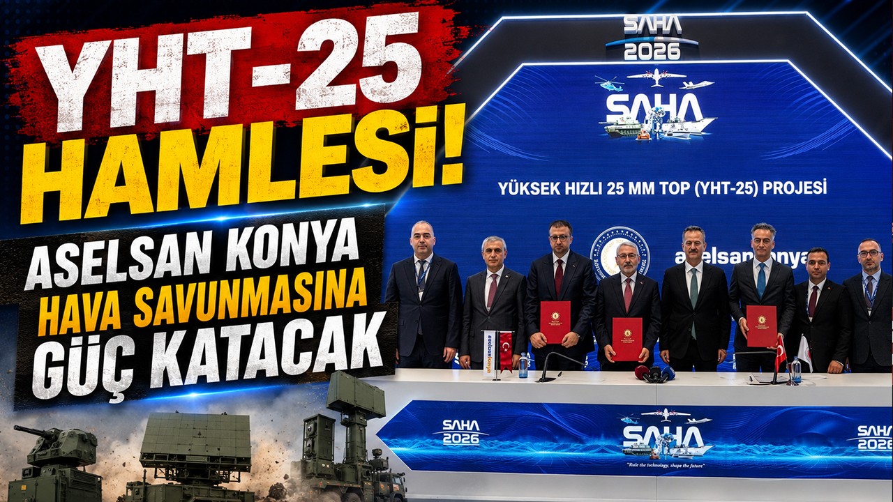 YHT-25 hamlesi! ASELSAN Konya hava savunmasına güç katacak