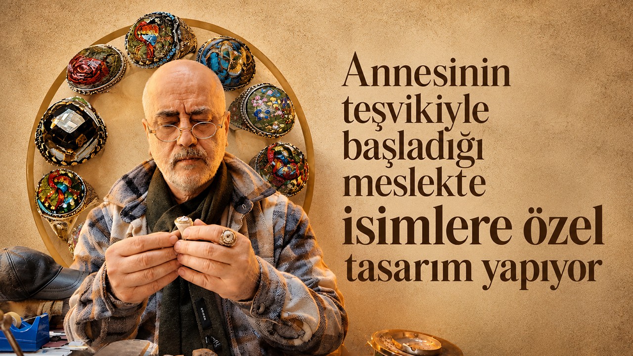 Annesinin teşvikiyle başladığı meslekte isimlere özel tasarım yapıyor