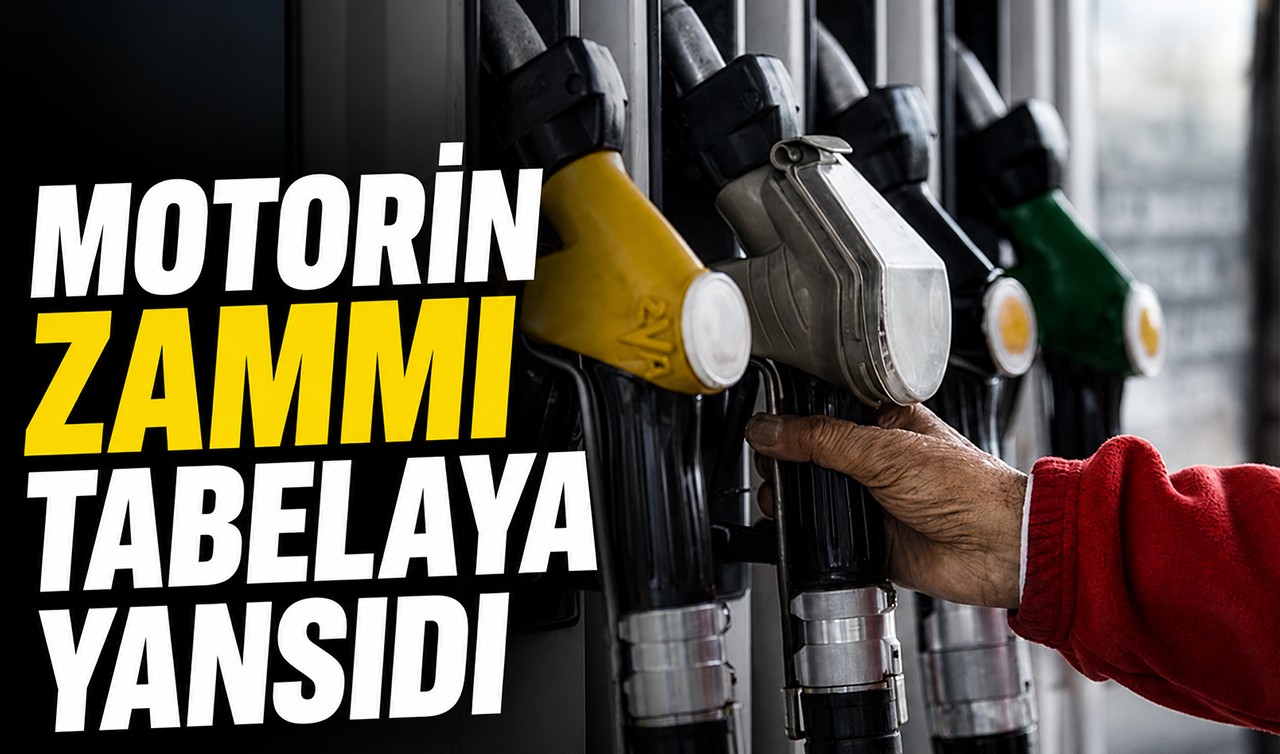 Motorin zammı tabelaya yansıdı