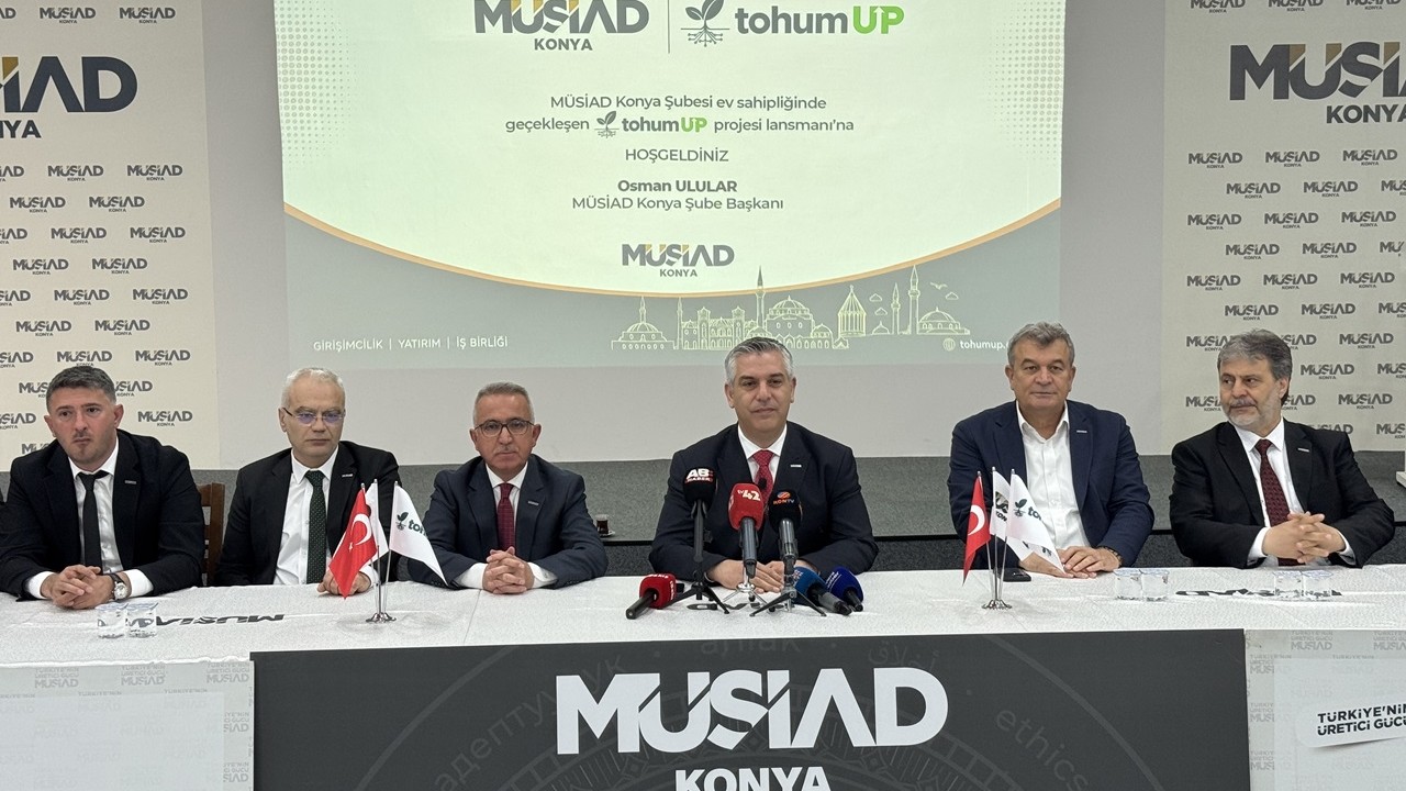 MÜSİAD Konya Şubesi "TohumUP" projesini tanıttı