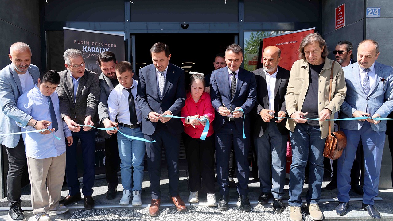 Konya’da özel çocukların gözünden anlamlı sergi