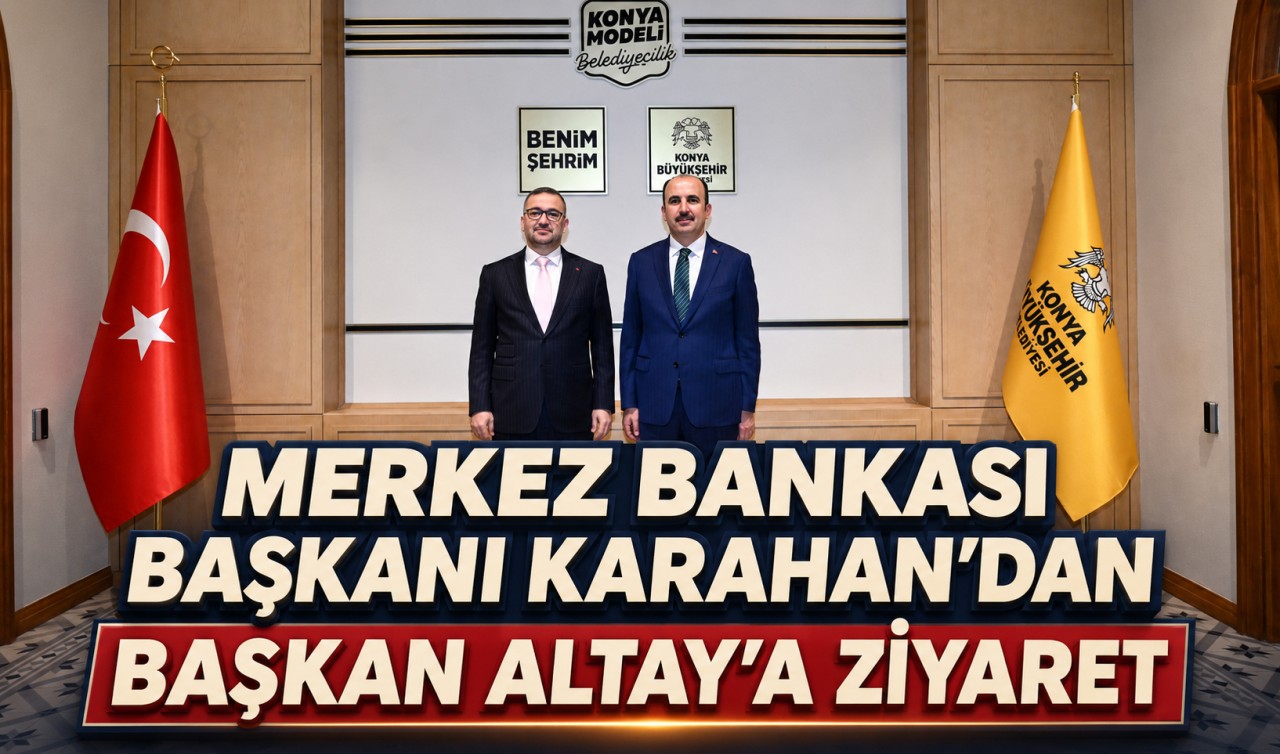 Merkez Bankası Başkanı Karahan'dan, Başkan Altay'a ziyaret