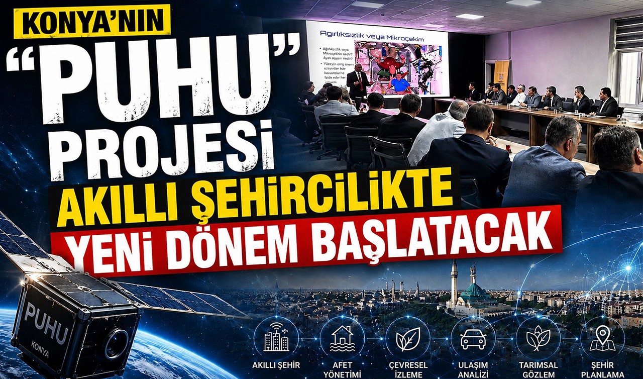 Konya’nın “PUHU” projesi akıllı şehircilikte yeni dönem başlatacak