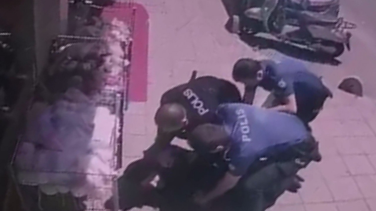 2 polisin şehit olduğu olayda saldırganın yakalanma anı görüntüleri ortaya çıktı