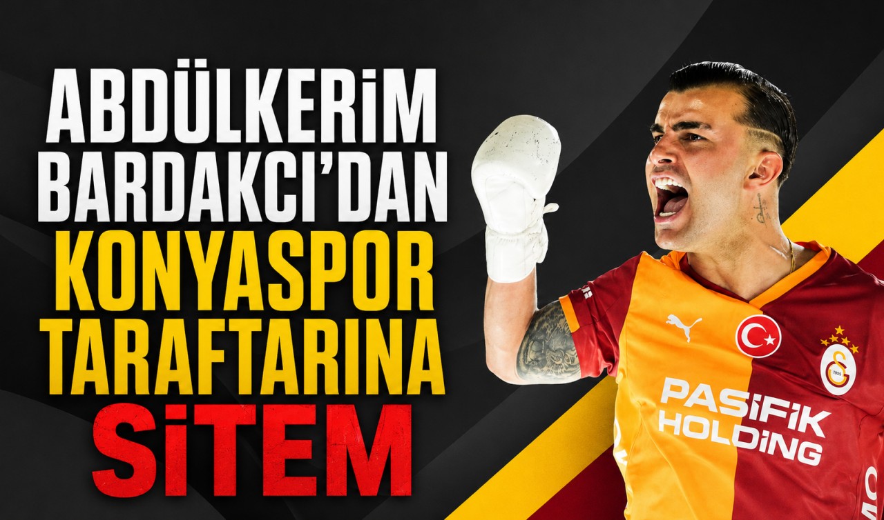 Abdülkerim Bardakcı'dan Konyaspor taraftarına sitem