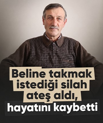 Beline takmak istediği silah ateş aldı, hayatını kaybetti