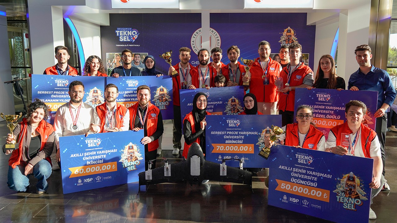 Konya Teknik Üniversitesi Tekno-Sel 2026’da 7 ödülle öne çıktı