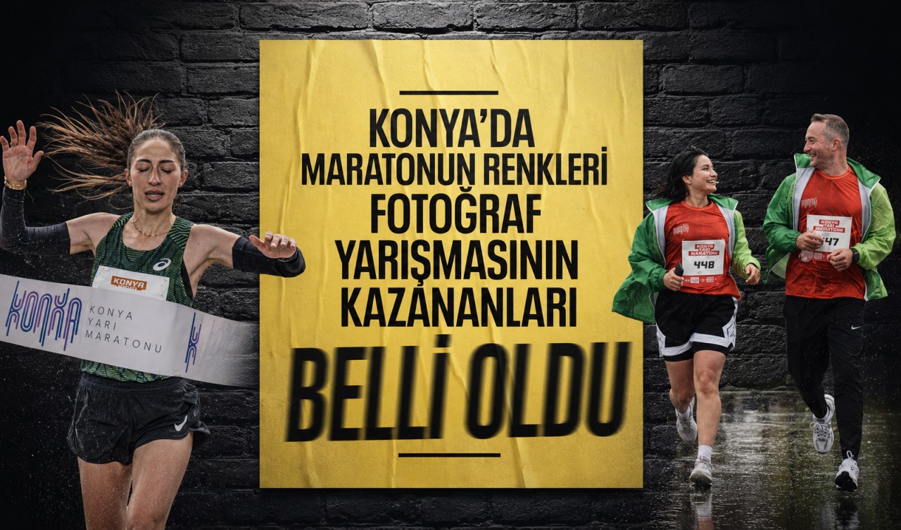 Konya'da "Maratonun Renkleri" fotoğraf yarışmasının kazananları belli oldu