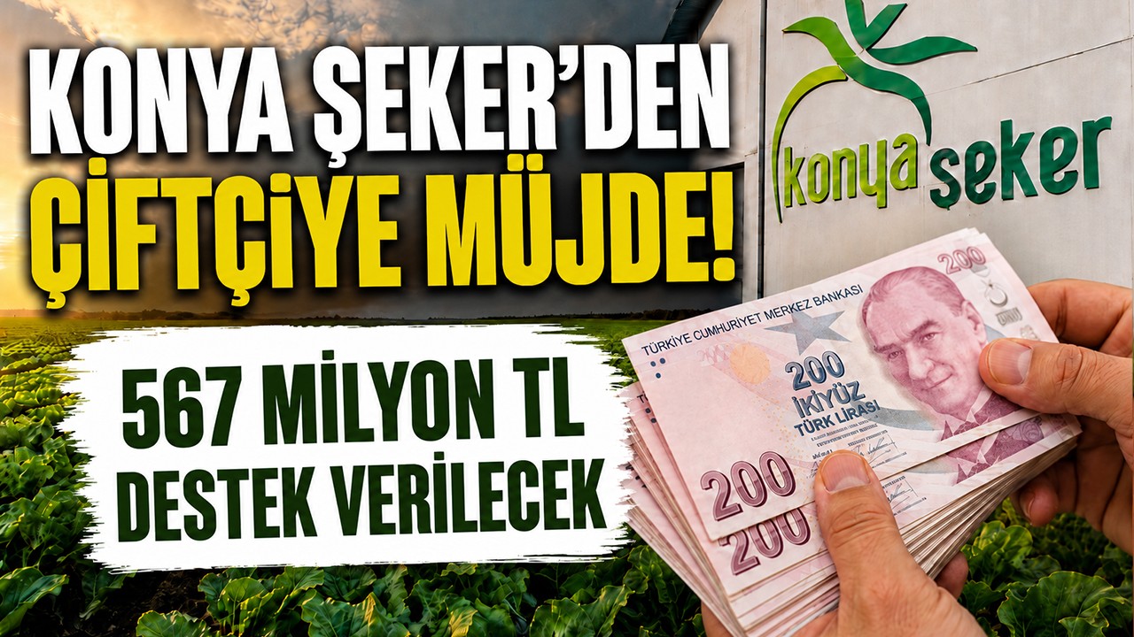 Konya Şeker’den çiftçiye müjde! 567 milyon TL destek verilecek