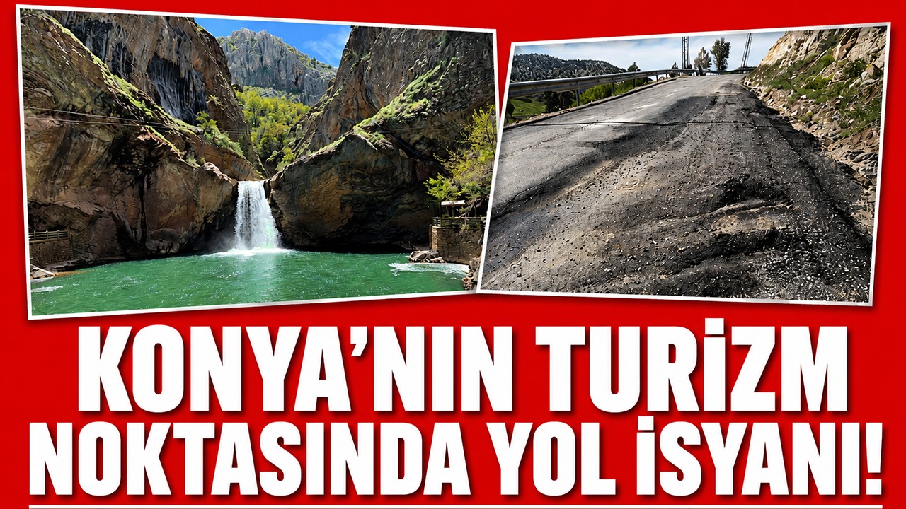 Konya’nın turizm noktasında yol isyanı! Vatandaş çözüm bekliyor