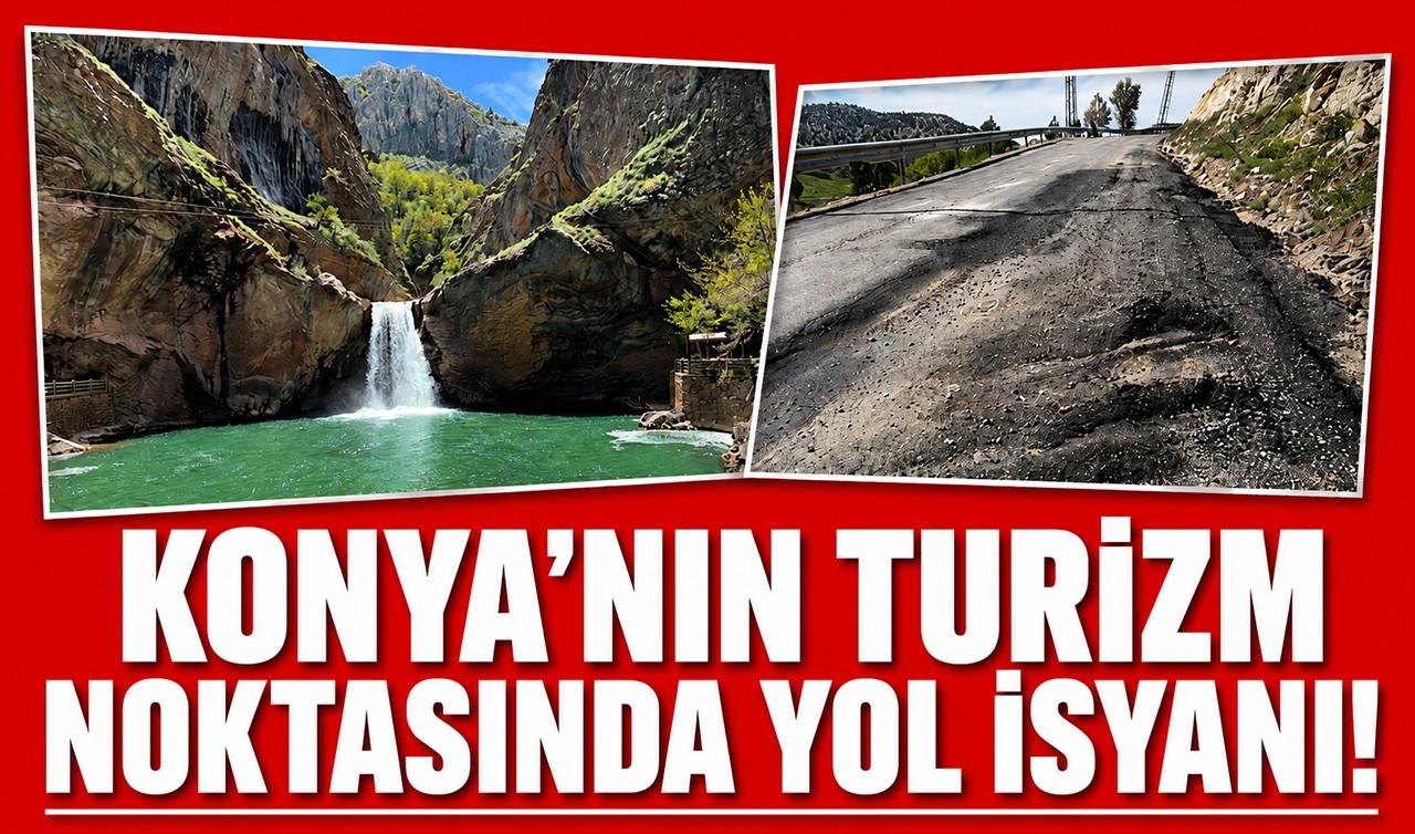 Konya’nın turizm noktasında yol isyanı! Vatandaş çözüm bekliyor