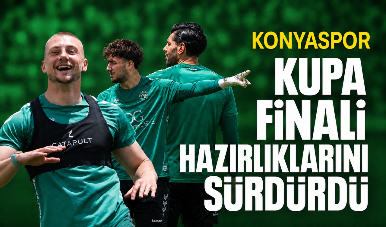 Konyaspor, kupa finali hazırlıklarını sürdürdü