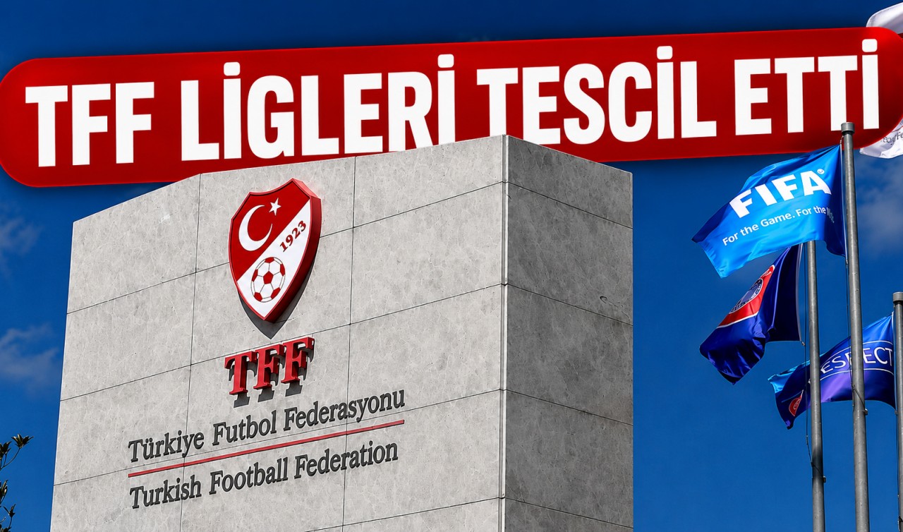 TFF ligleri tescil etti