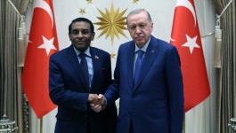 Cumhurbaşkanı Erdoğan, Sudan Başbakanı İdris'i kabul etti