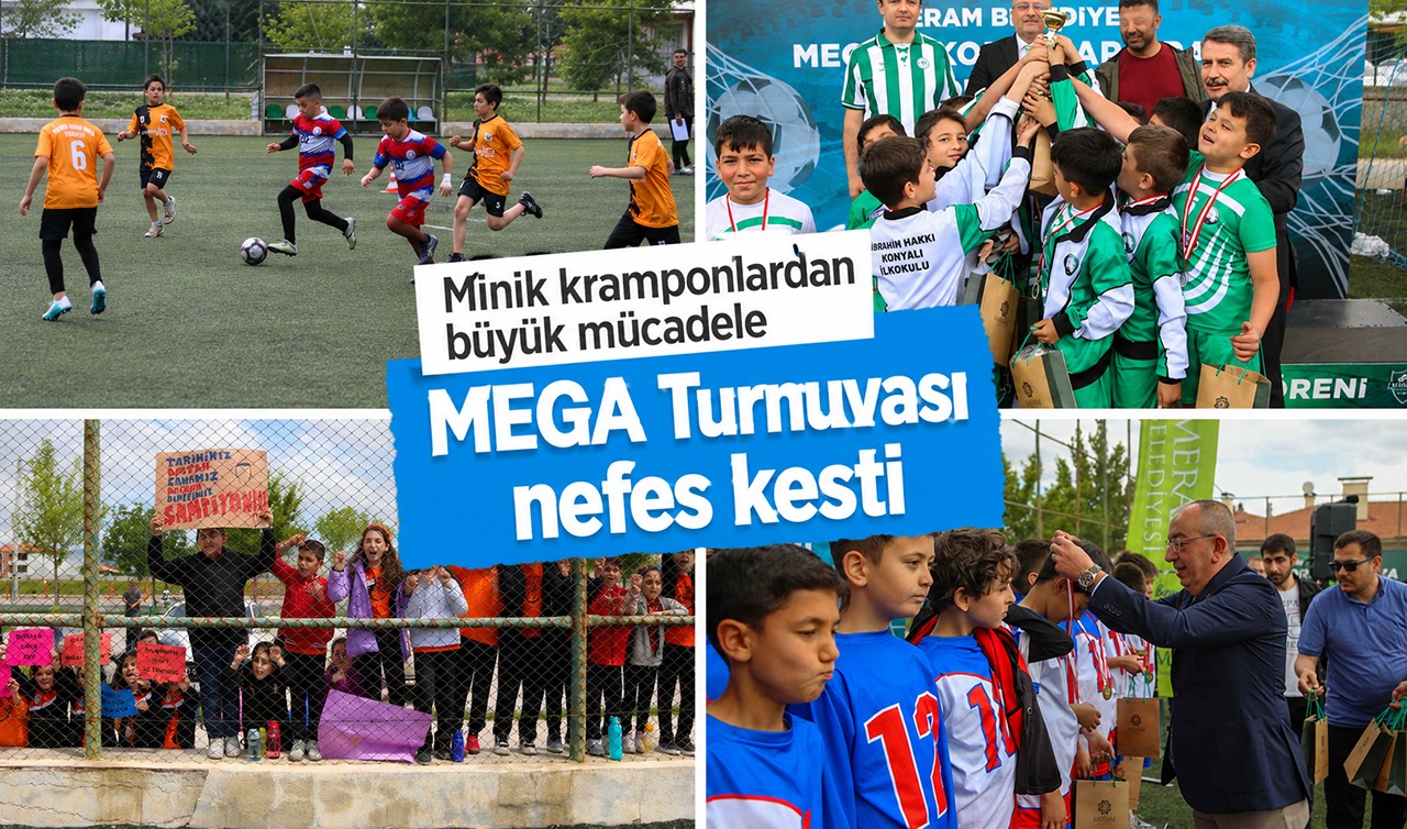 Minik kramponlardan büyük mücadele: MEGA Turnuvası nefes kesti