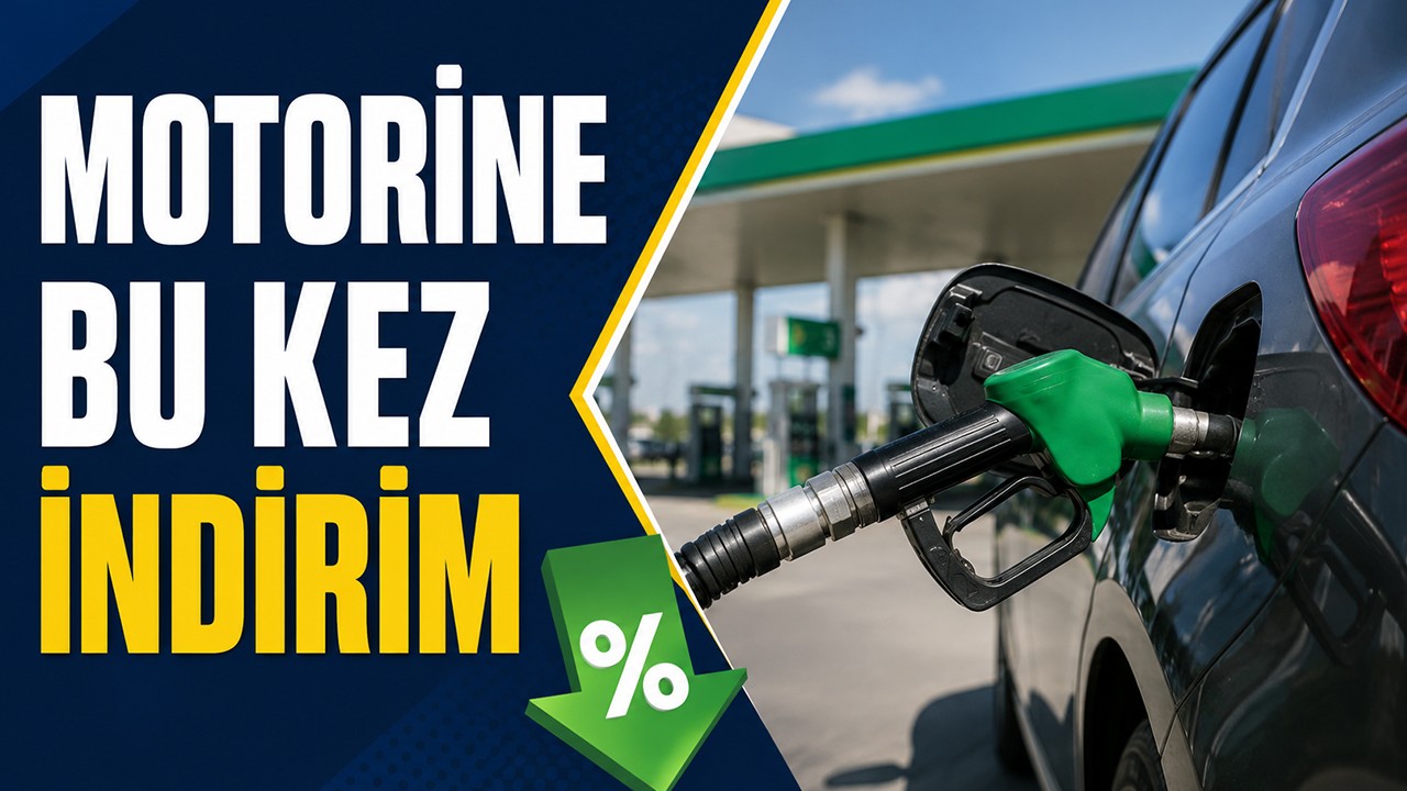 Motorine bu kez indirim