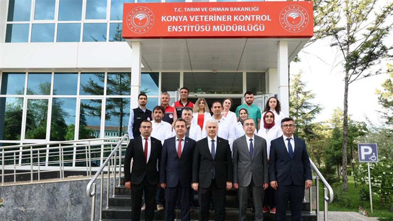 Vali Akın’dan Konya Veteriner Kontrol Enstitüsü’ne ziyaret