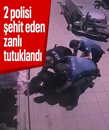 2 polisi şehit eden zanlı tutuklandı