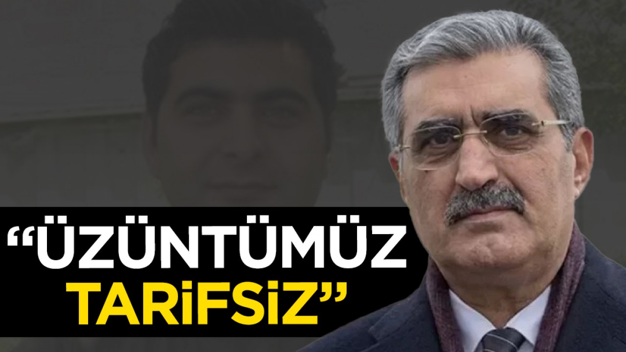 Oğlunu kaybeden Recep Konuk’tan açıklama: "Üzüntümüz tarifsiz"