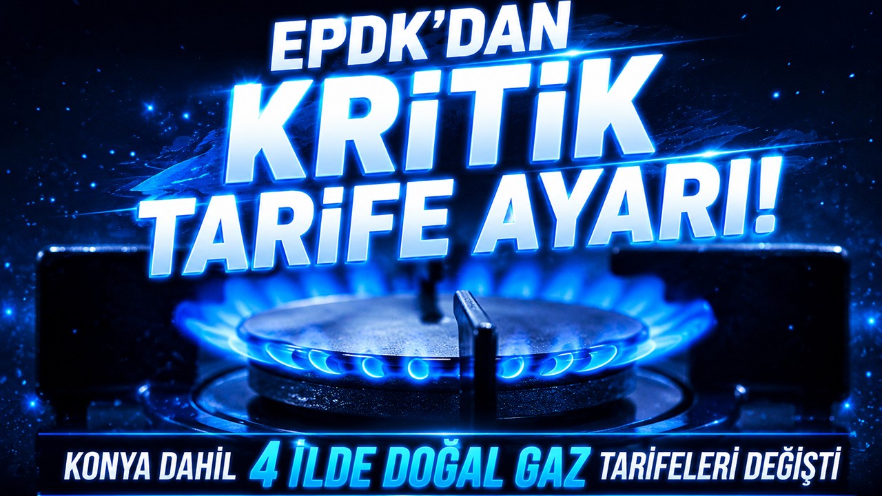 EPDK'dan kritik tarife ayarı! Konya dahil 4 ilde doğal gaz tarifeleri değişti