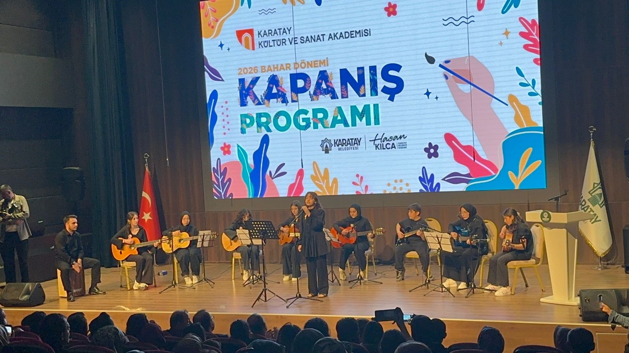 Karatay Kültür ve Sanat Akademisi’nde yıl sonu coşkusu