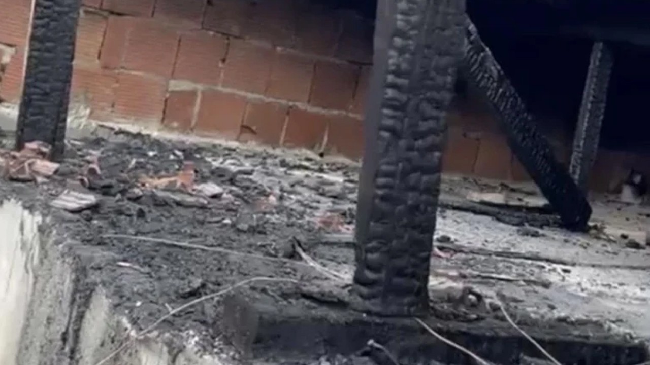 Alacak kavgası kanlı bitti! İnşaat yandı, müteahhit yaralandı