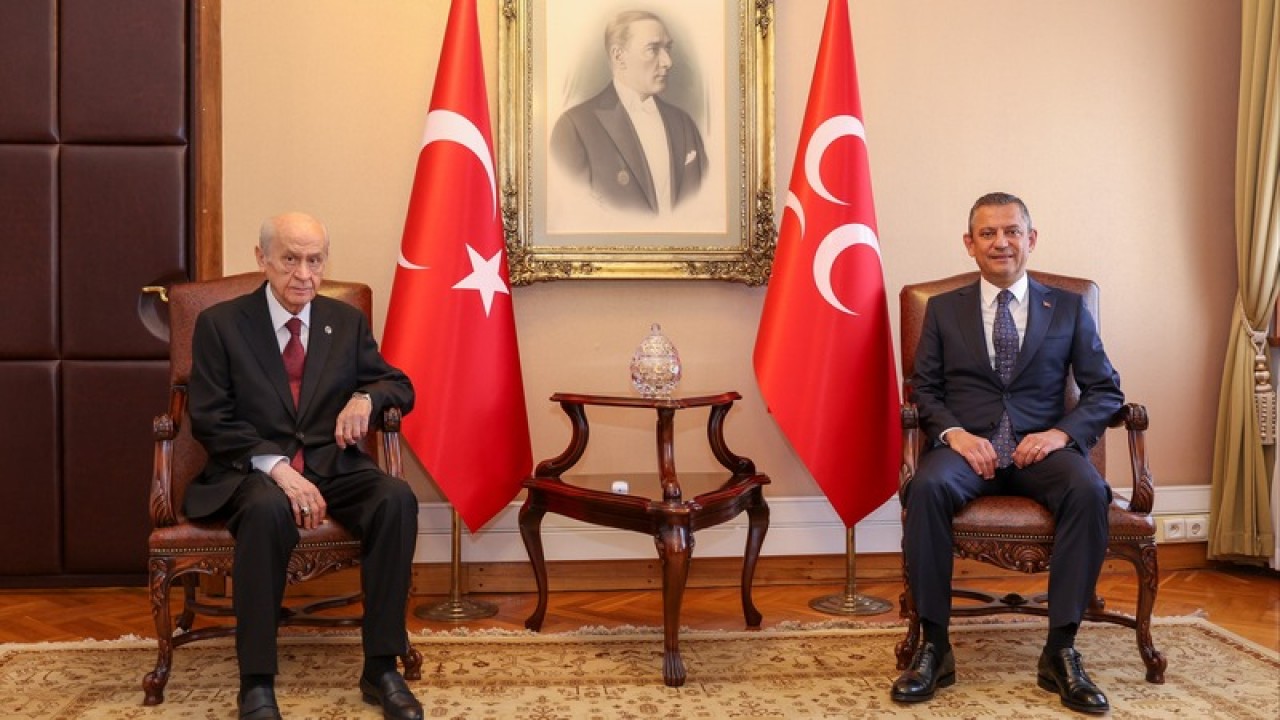 MHP Lideri Bahçeli, Özgür Özel ile görüştü
