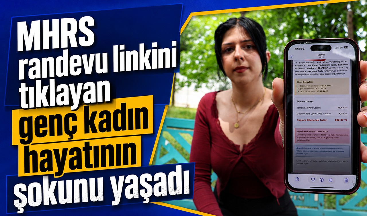 MHRS randevu linkini tıklayan genç kadın hayatının şokunu yaşadı