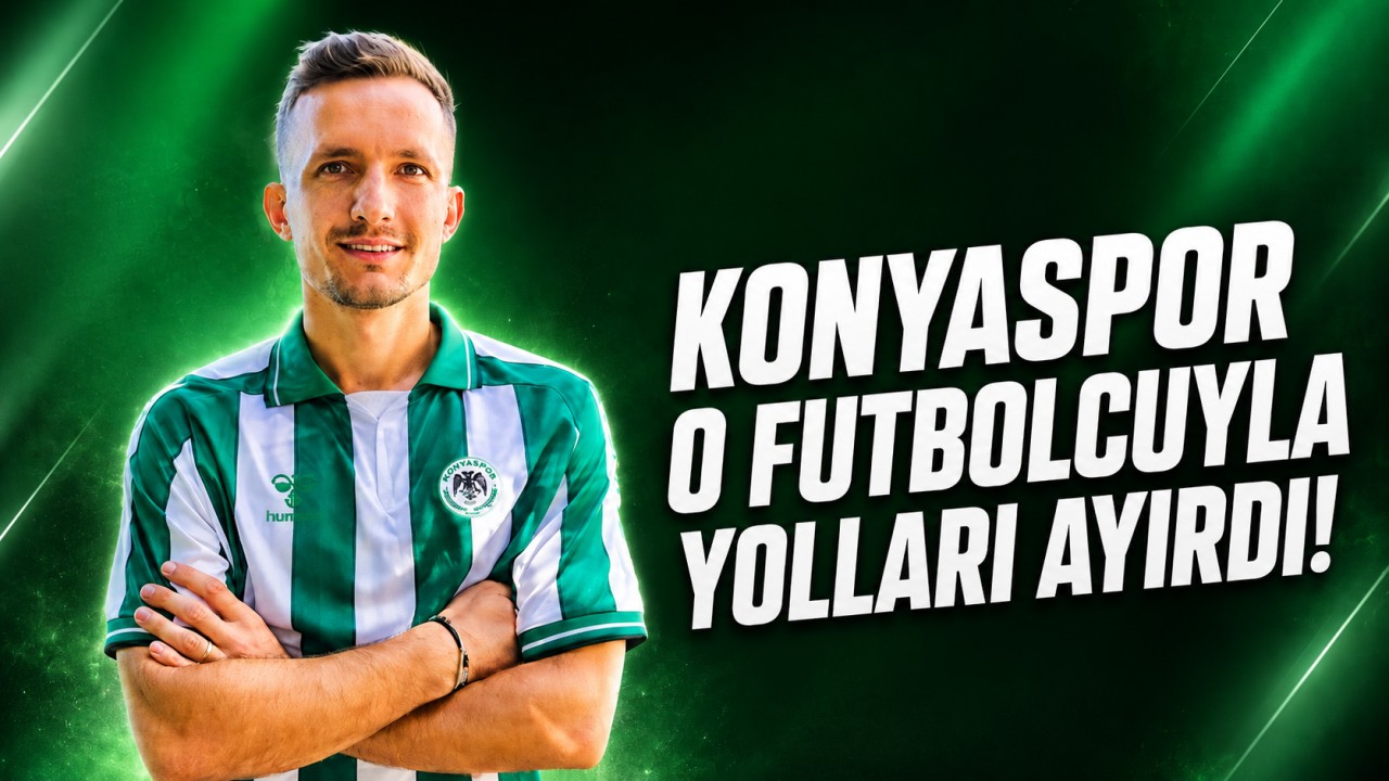 Konyaspor o futbolcuyla yolları ayırdı!