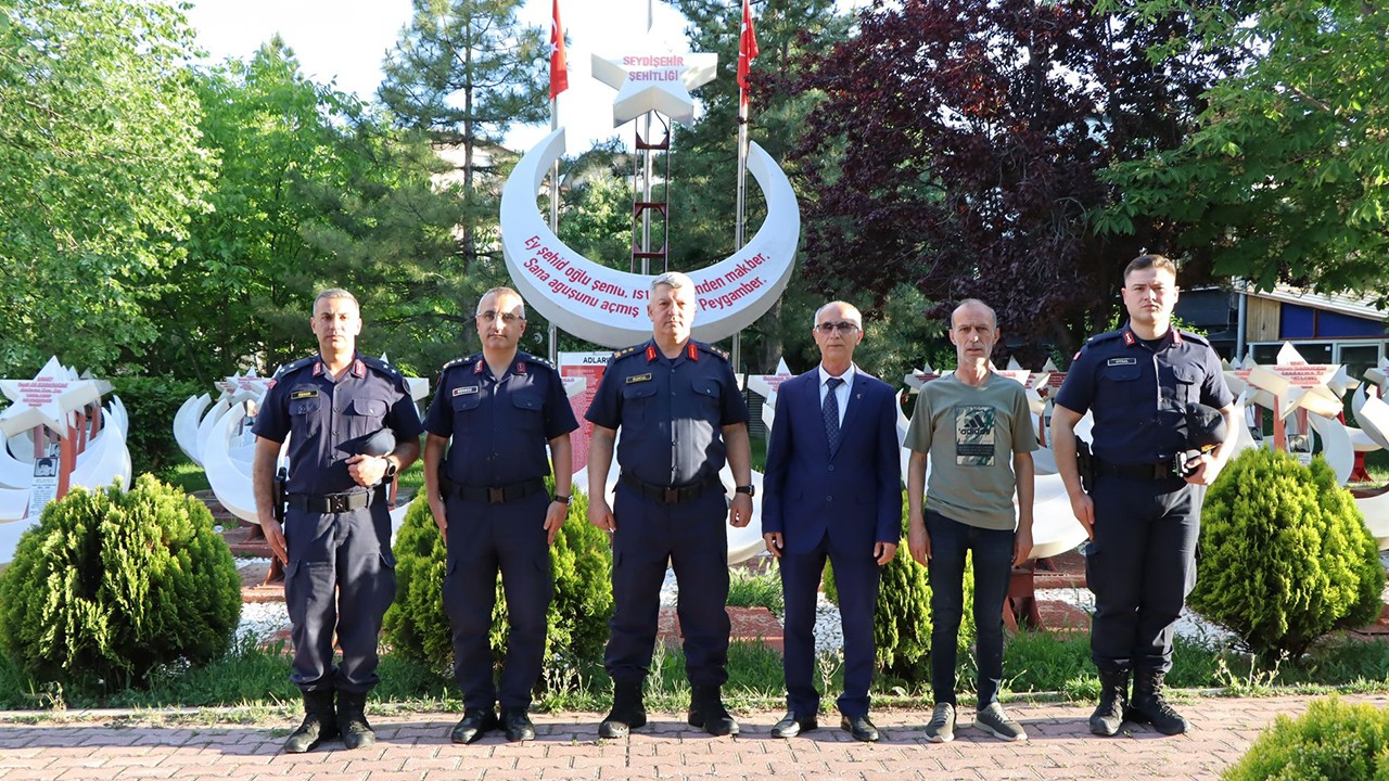 Konya İl Jandarma Komutanı Özkul, Seydişehir ilçesini ziyaret etti