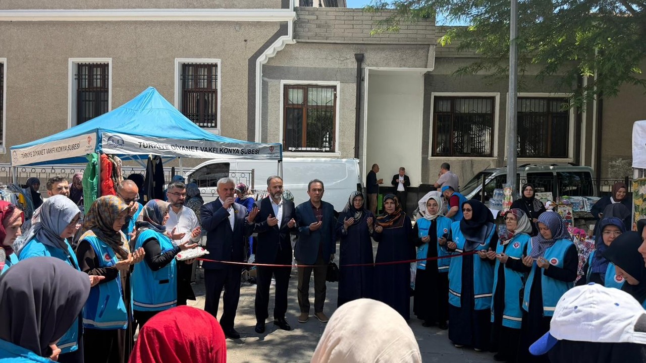 Konya’da Gazze’ye destek için hayır çarşısı